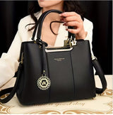 Elegant Women's Tote Bag | Large Capacity | Polyester | Detachable Shoulder Strap, Magnetic Closure, Zipper Closure | Handbag | Women