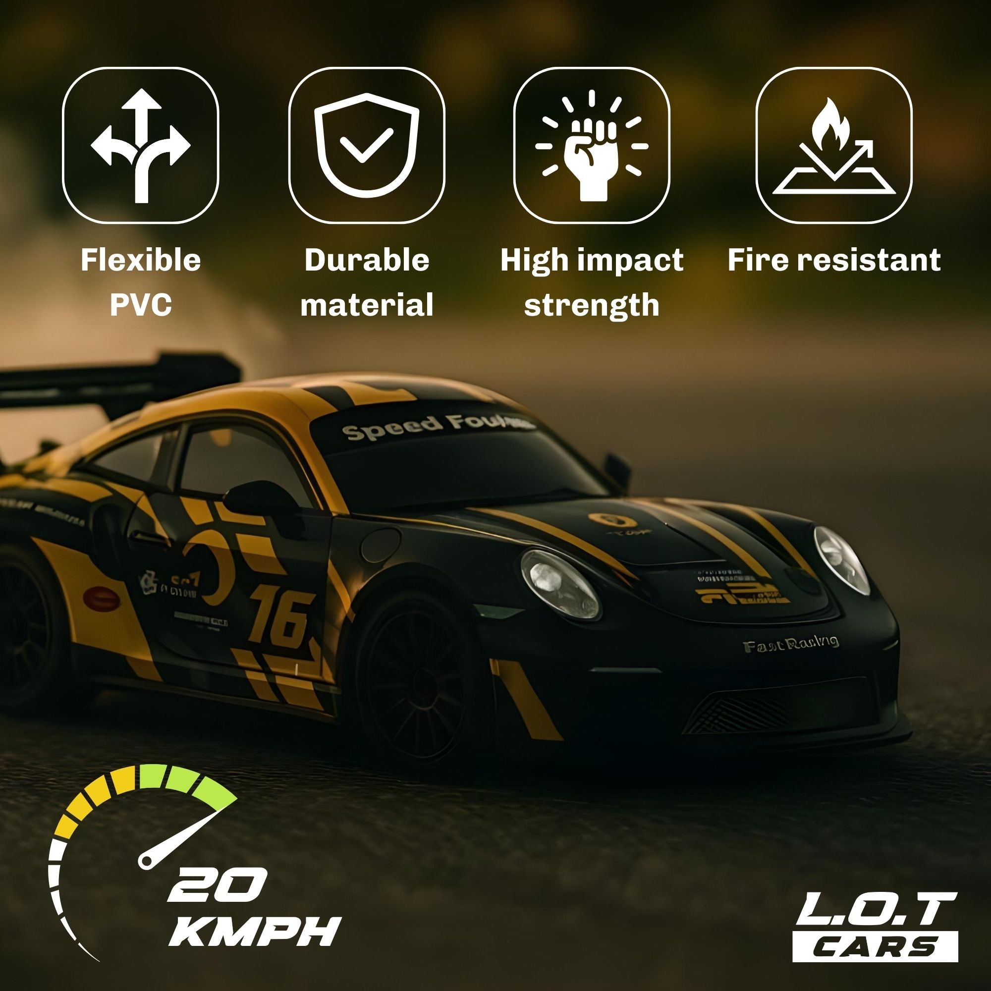 Ghost - Semi-Hobby Grade RC Drift Car with Lights