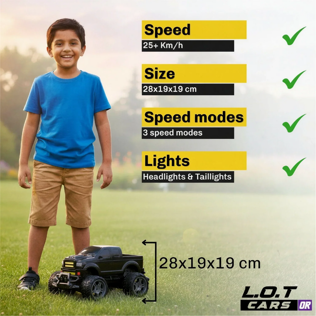 Knox - Semi-Hobby Grade Off Road Remote Control Jeep and RC Truck