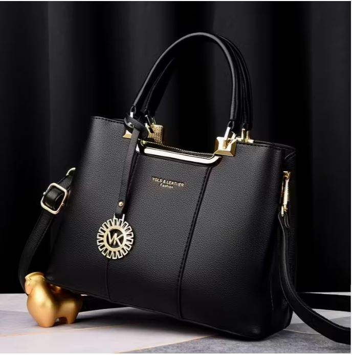 Elegant Women's Tote Bag | Large Capacity | Polyester | Detachable Shoulder Strap, Magnetic Closure, Zipper Closure | Handbag | Women