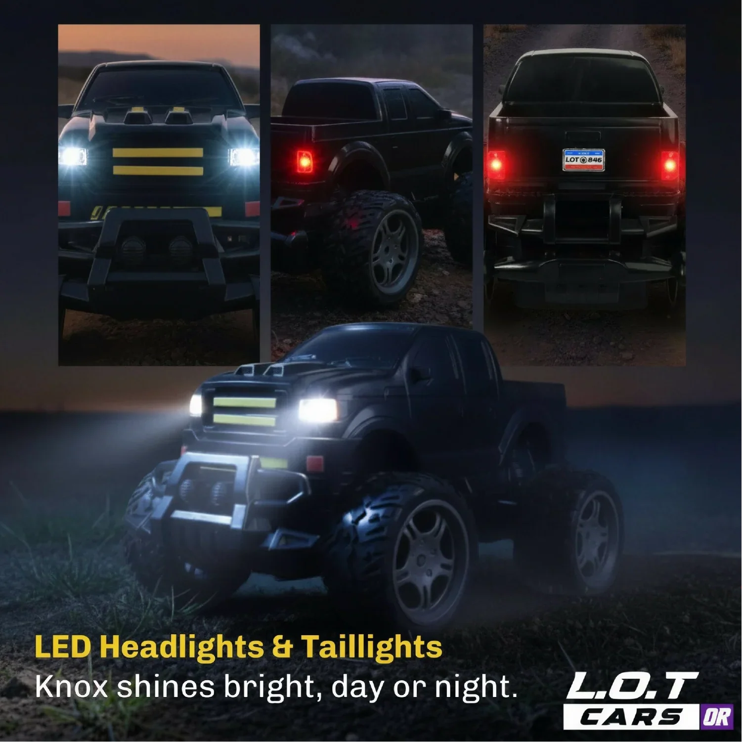 Knox - Semi-Hobby Grade Off Road Remote Control Jeep and RC Truck