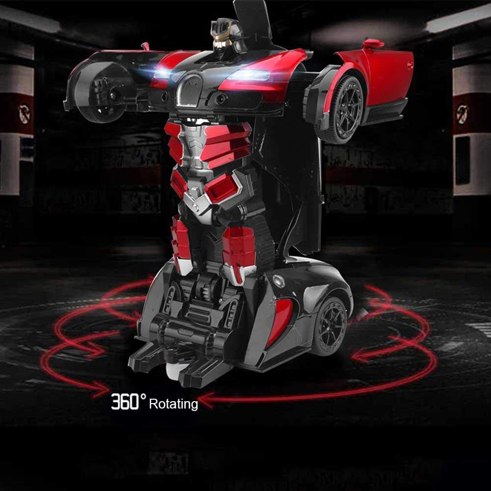 Smart Transformer Car Toy | 2-in-1 Robot Vehicle with LED & Sound Effects