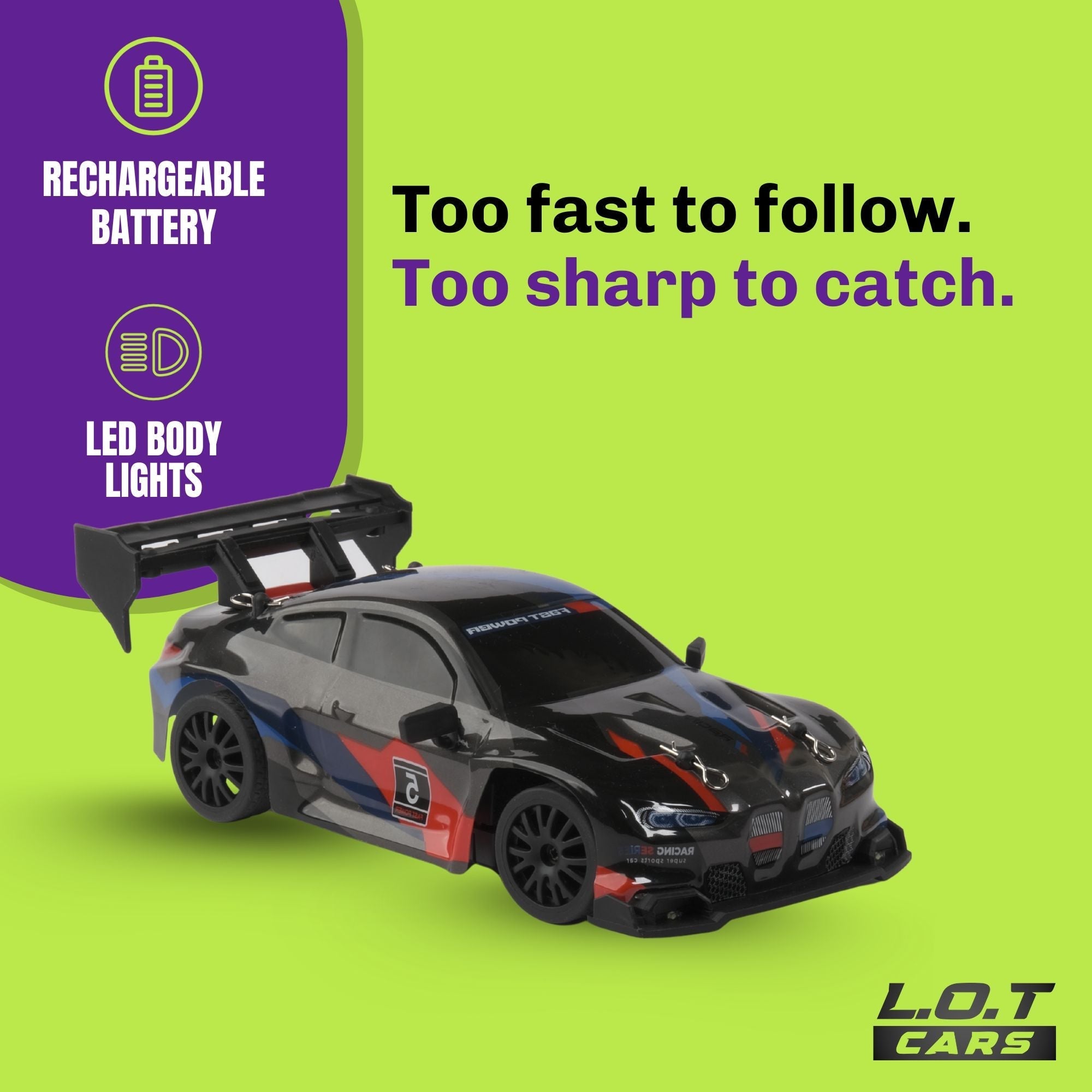 Ghost - Semi-Hobby Grade RC Drift Car with Lights