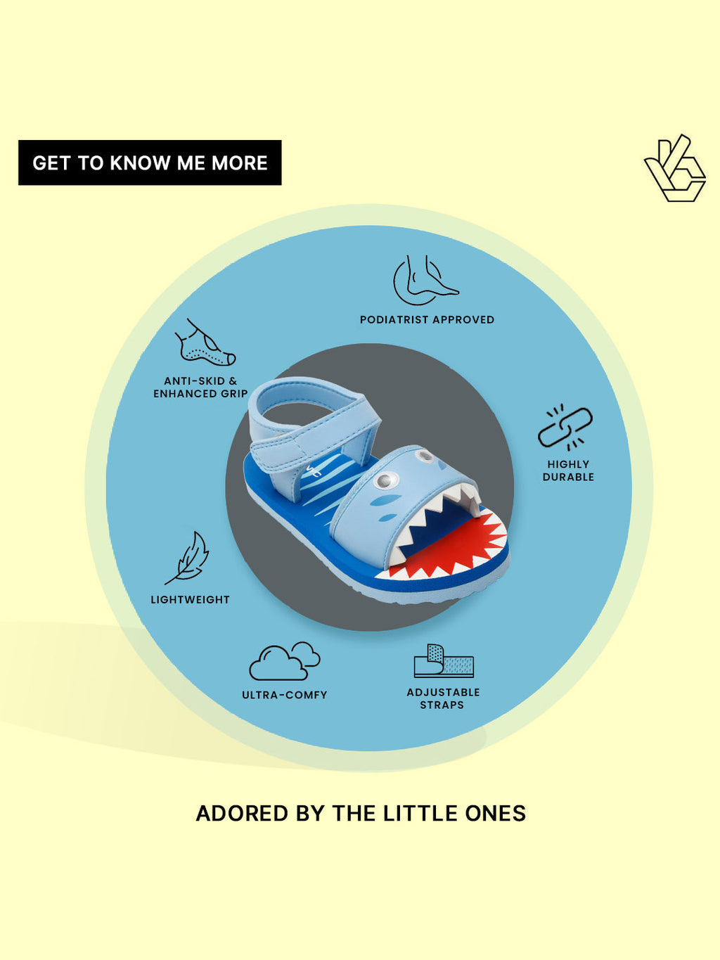 Premium Shark Artistic Sandals - RoyalBlue (Unisex)