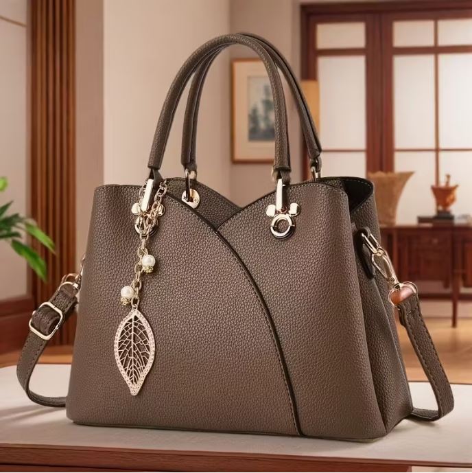 Elegant Fashionable Handbag for Women | Tote with Zipper Closure and Polyester Lining