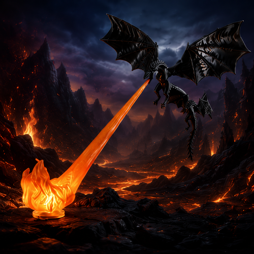 3D Dracora Glow