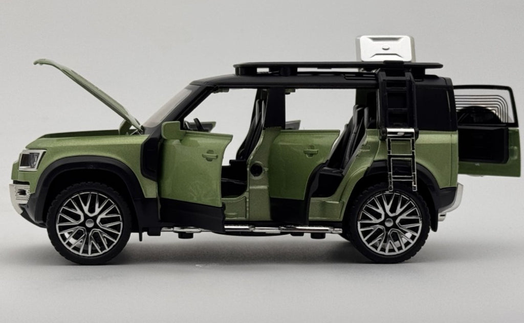 Land Rover Defender Car Model Land Rover Defender 110 1:24 diecast Scale Model car | Assorted Colors ...