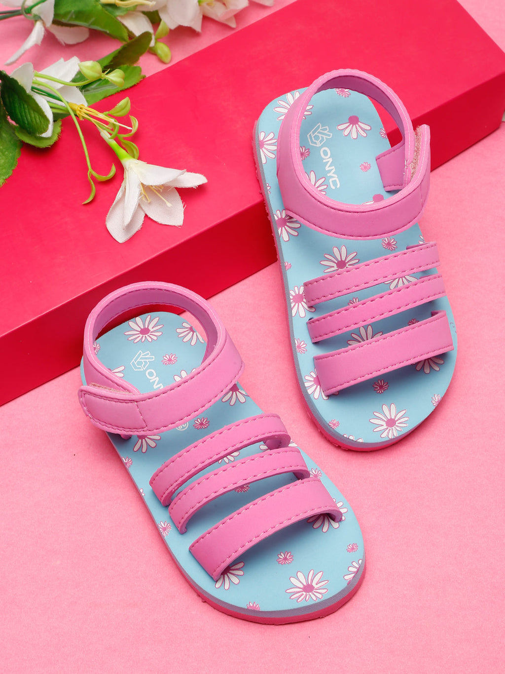 ONYC Premium Floral Sandals for Kids