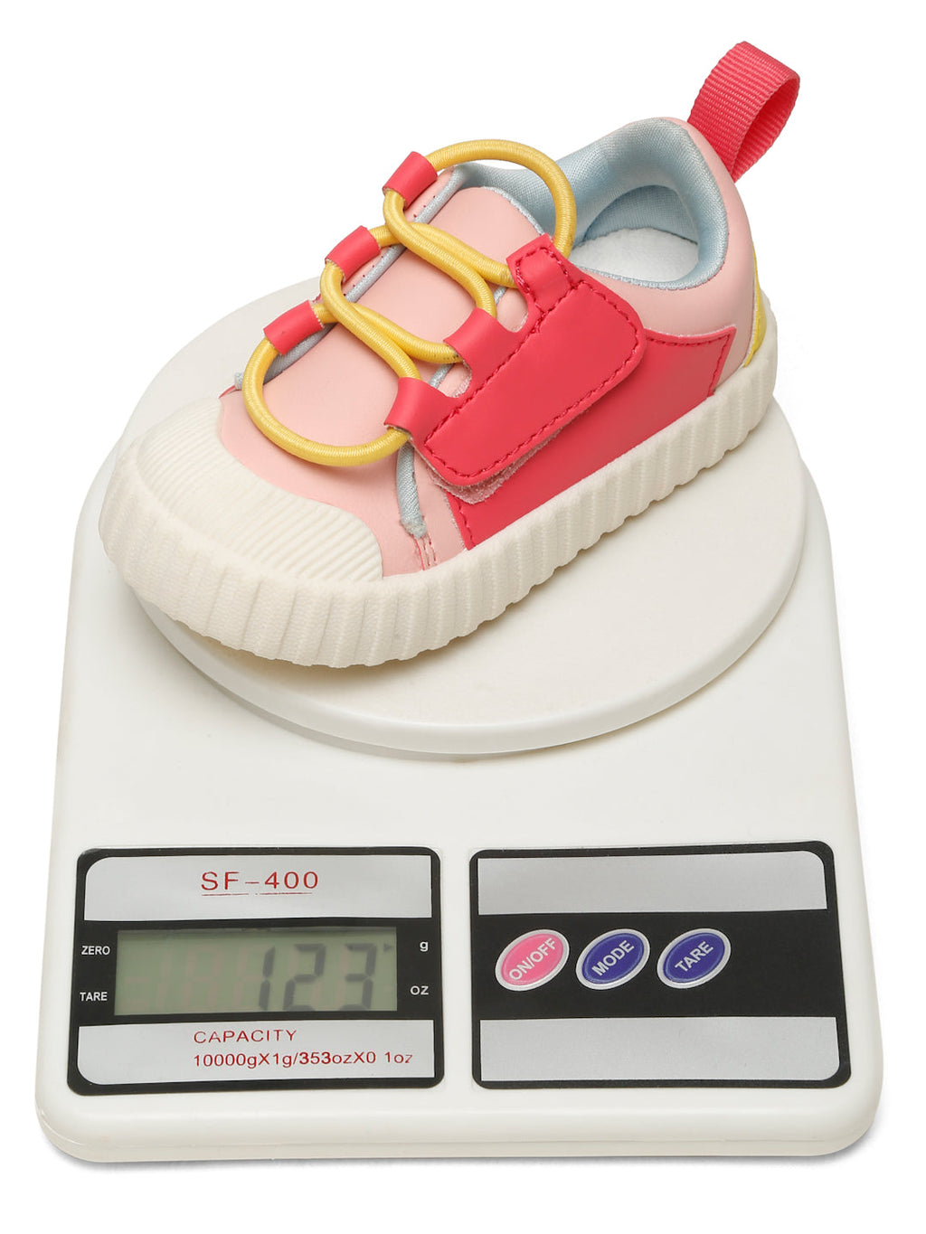 POCO Toddlers' Comfortable & LightWeight Lace-Free Sneakers- Pink (Girls)